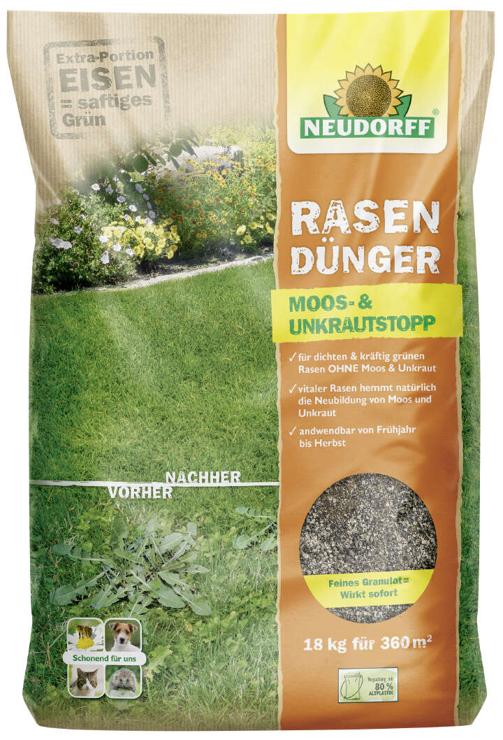 NEUDORFF Rasendünger Moos- und UnkrautStopp